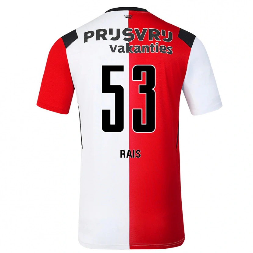 Danxen Hombre Camiseta Amir Rais #53 Rojo Blanco Negro 1ª Equipación 2026/27 La Camisa