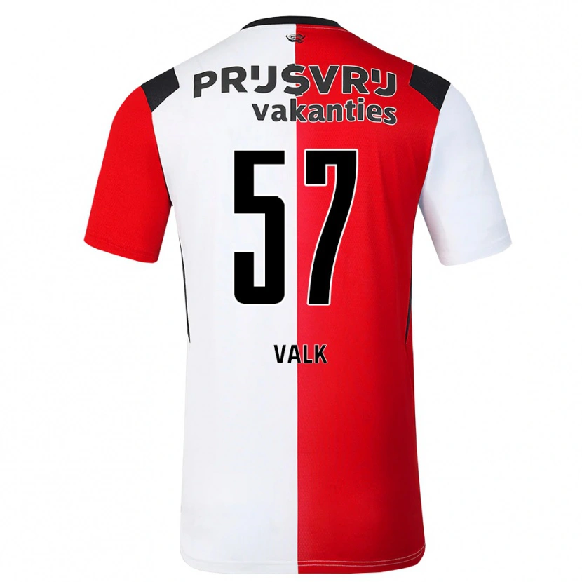 Danxen Hombre Camiseta Sem Valk #57 Rojo Blanco Negro 1ª Equipación 2026/27 La Camisa