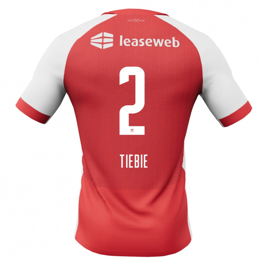 Danxen Hombre Camiseta Job Tiebie #2 Rojo Blanco Negro 1ª Equipación 2026/27 La Camisa