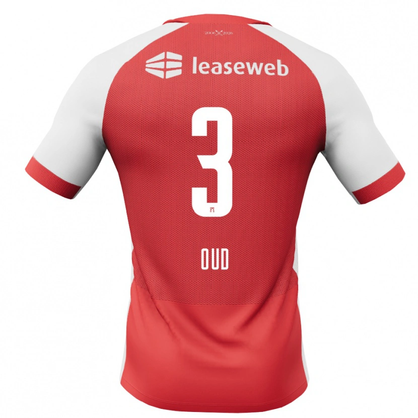 Danxen Hombre Camiseta Joeri Oud #3 Rojo Blanco Negro 1ª Equipación 2026/27 La Camisa