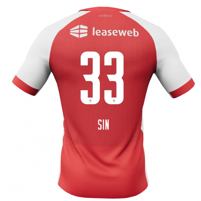 Danxen Hombre Camiseta Matej Sin #33 Rojo Blanco Negro 1ª Equipación 2026/27 La Camisa