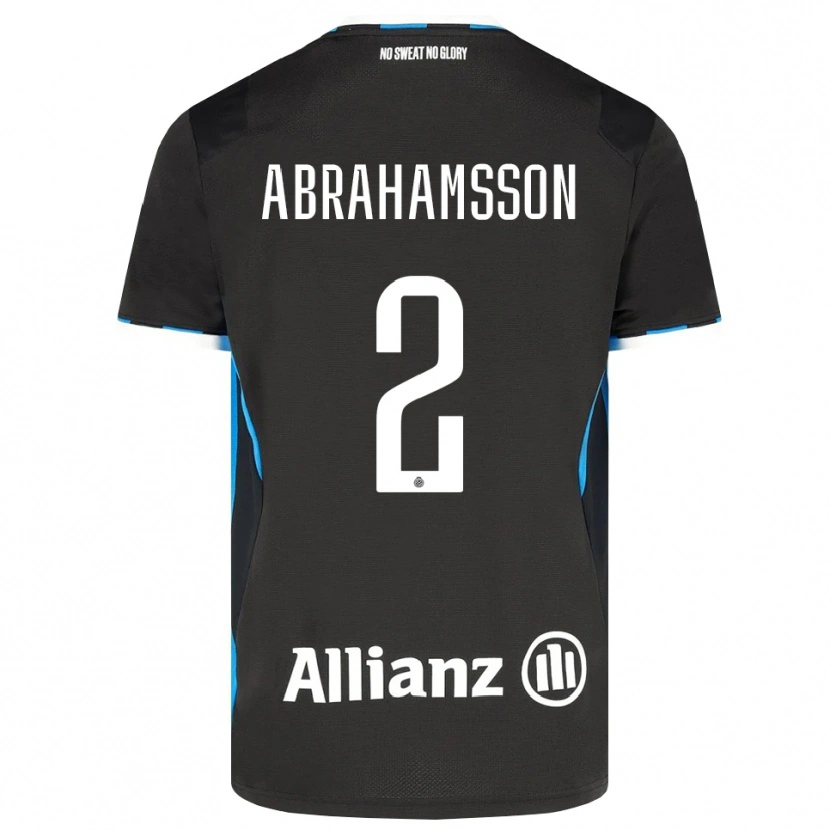 Danxen Hombre Camiseta Sejde Abrahamsson #2 Negro Rojo Azul 1ª Equipación 2026/27 La Camisa