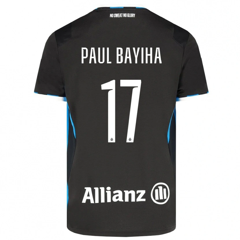 Danxen Hombre Camiseta Jean-Paul Bayiha #17 Negro Rojo Azul 1ª Equipación 2026/27 La Camisa