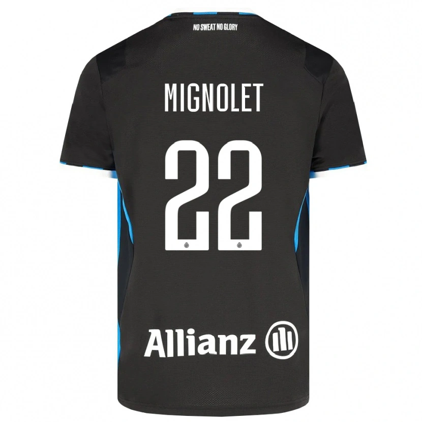 Danxen Hombre Camiseta Simon Mignolet #22 Negro Rojo Azul 1ª Equipación 2026/27 La Camisa
