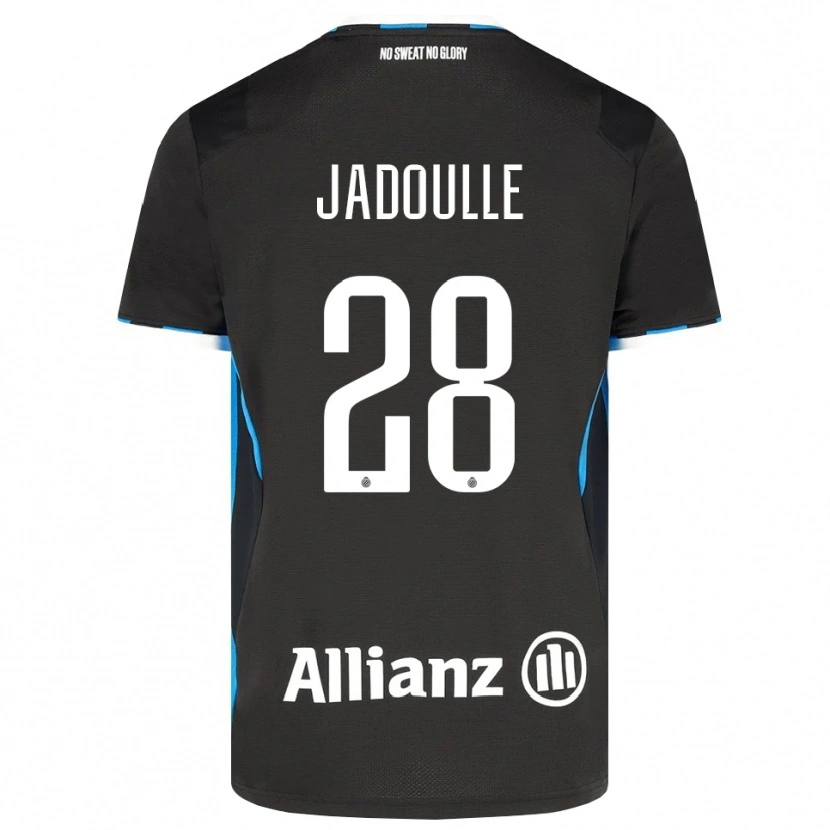 Danxen Hombre Camiseta Romane Jadoulle #28 Negro Rojo Azul 1ª Equipación 2026/27 La Camisa
