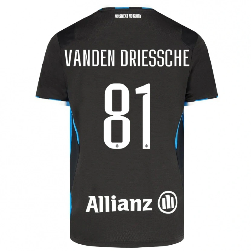 Danxen Hombre Camiseta Argus Vanden Driessche #81 Negro Rojo Azul 1ª Equipación 2026/27 La Camisa