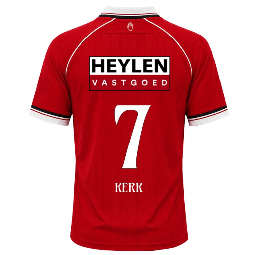 Danxen Hombre Camiseta Gyrano Kerk #7 Rojo Blanco Negro 1ª Equipación 2026/27 La Camisa