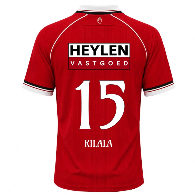 Danxen Hombre Camiseta Baptiste Kilala #15 Rojo Blanco Negro 1ª Equipación 2026/27 La Camisa