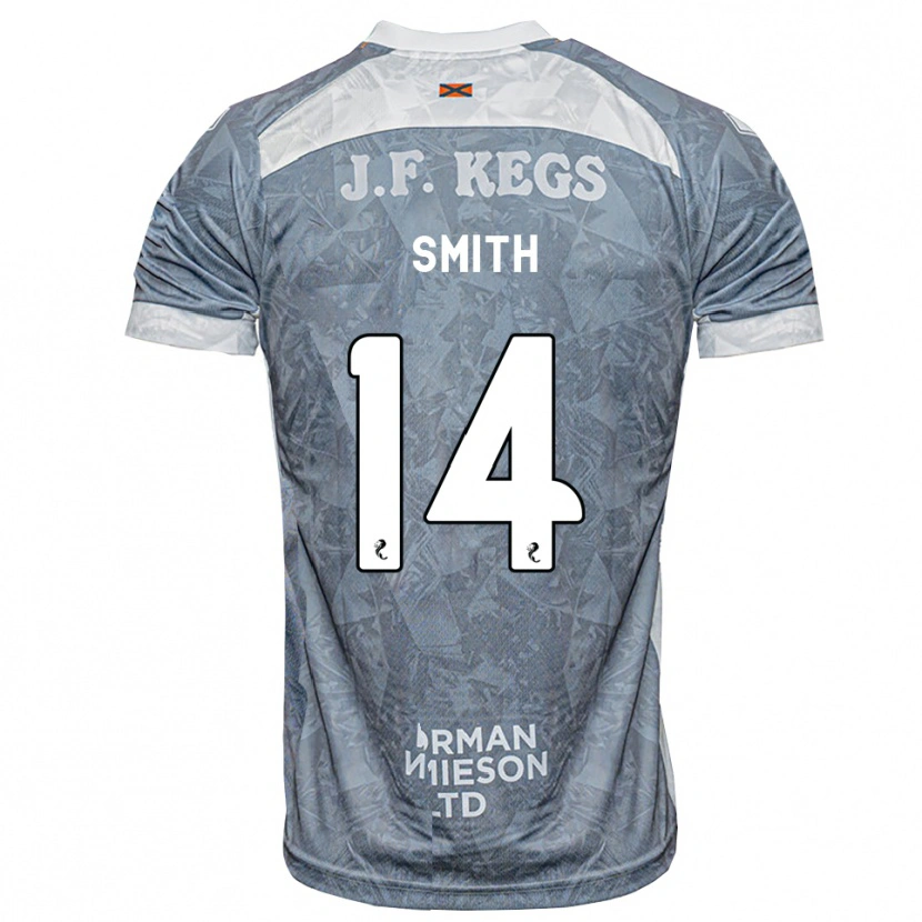 Danxen Hombre Camiseta Ellis Smith #14 Gris Pizarra Claro 2ª Equipación 2026/27 La Camisa