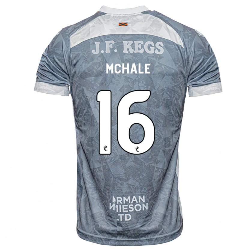 Danxen Hombre Camiseta Max Mchale #16 Gris Pizarra Claro 2ª Equipación 2026/27 La Camisa