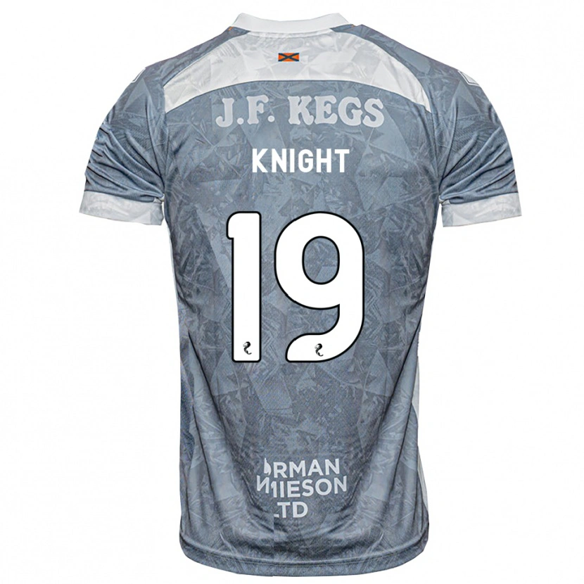 Danxen Hombre Camiseta Maya Knight #19 Gris Pizarra Claro 2ª Equipación 2026/27 La Camisa