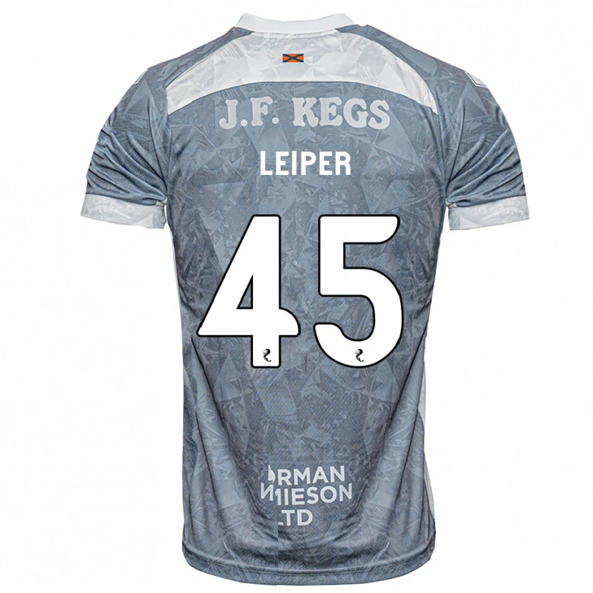 Danxen Hombre Camiseta Cohen Leiper #45 Gris Pizarra Claro 2ª Equipación 2026/27 La Camisa