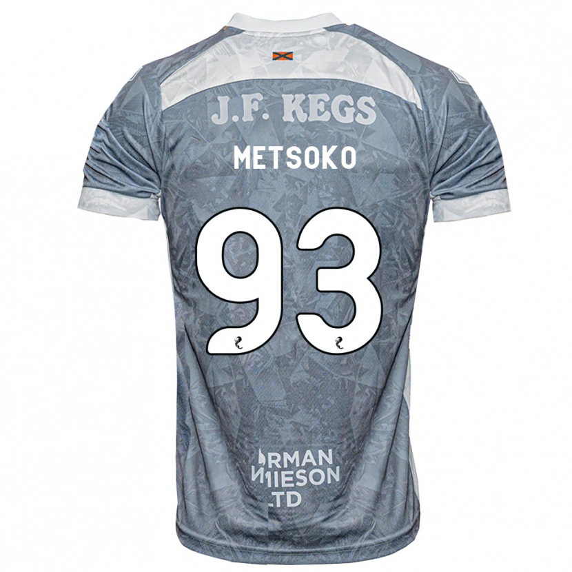 Danxen Hombre Camiseta Idjessi Metsoko #93 Gris Pizarra Claro 2ª Equipación 2026/27 La Camisa