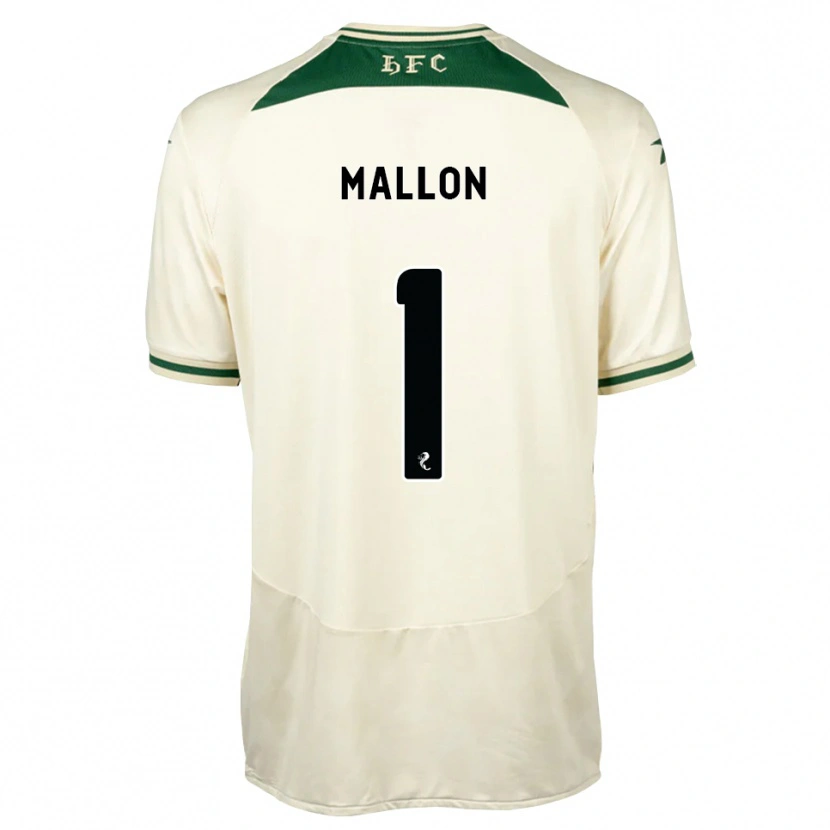 Danxen Hombre Camiseta Ryan Mallon #1 Blanco Verde Bosque 2ª Equipación 2026/27 La Camisa