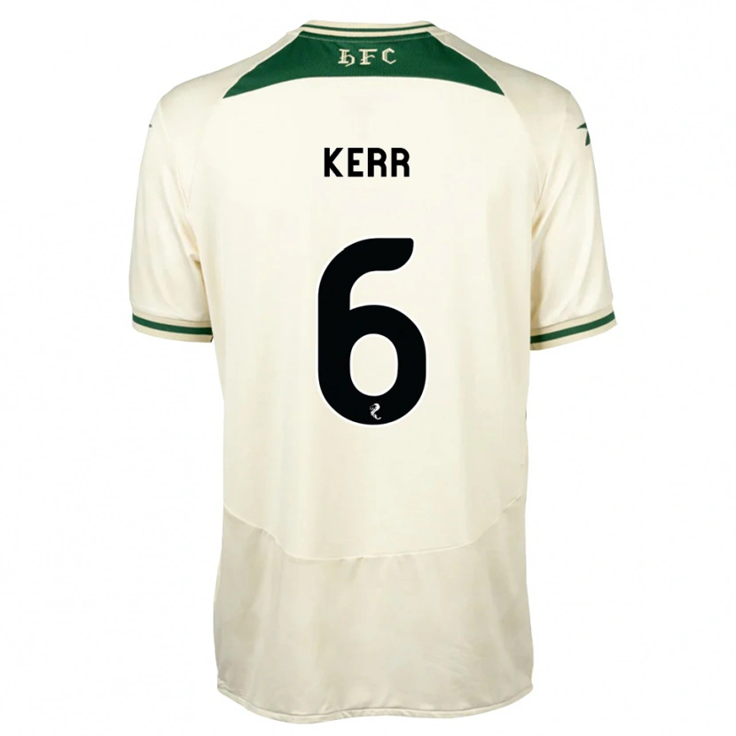 Danxen Hombre Camiseta Jason Kerr #6 Blanco Verde Bosque 2ª Equipación 2026/27 La Camisa