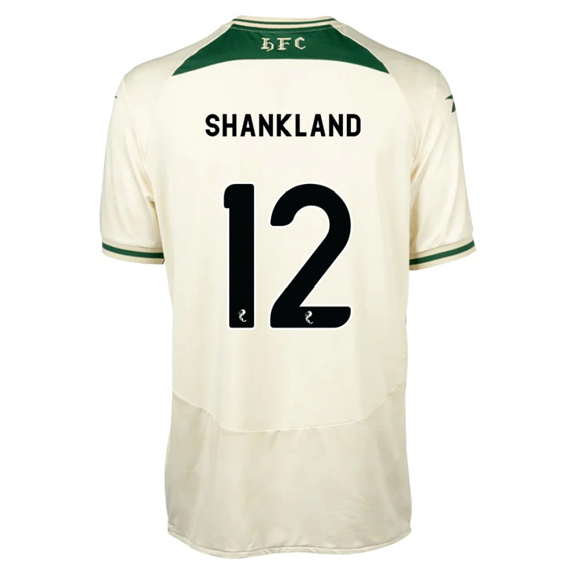 Danxen Hombre Camiseta Cole Shankland #12 Blanco Verde Bosque 2ª Equipación 2026/27 La Camisa