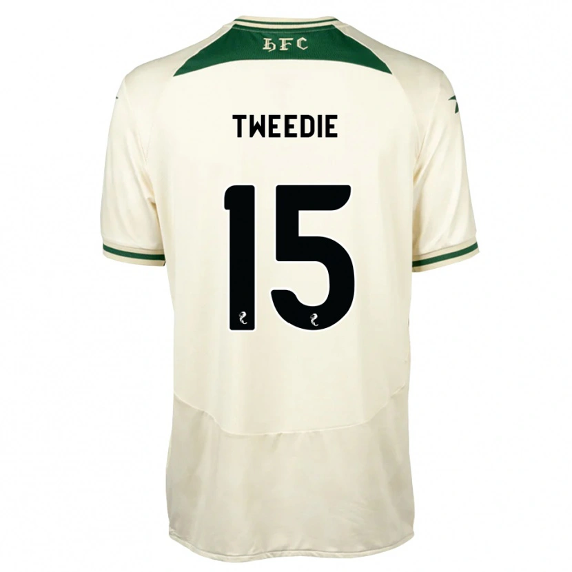 Danxen Hombre Camiseta Lia Tweedie #15 Blanco Verde Bosque 2ª Equipación 2026/27 La Camisa