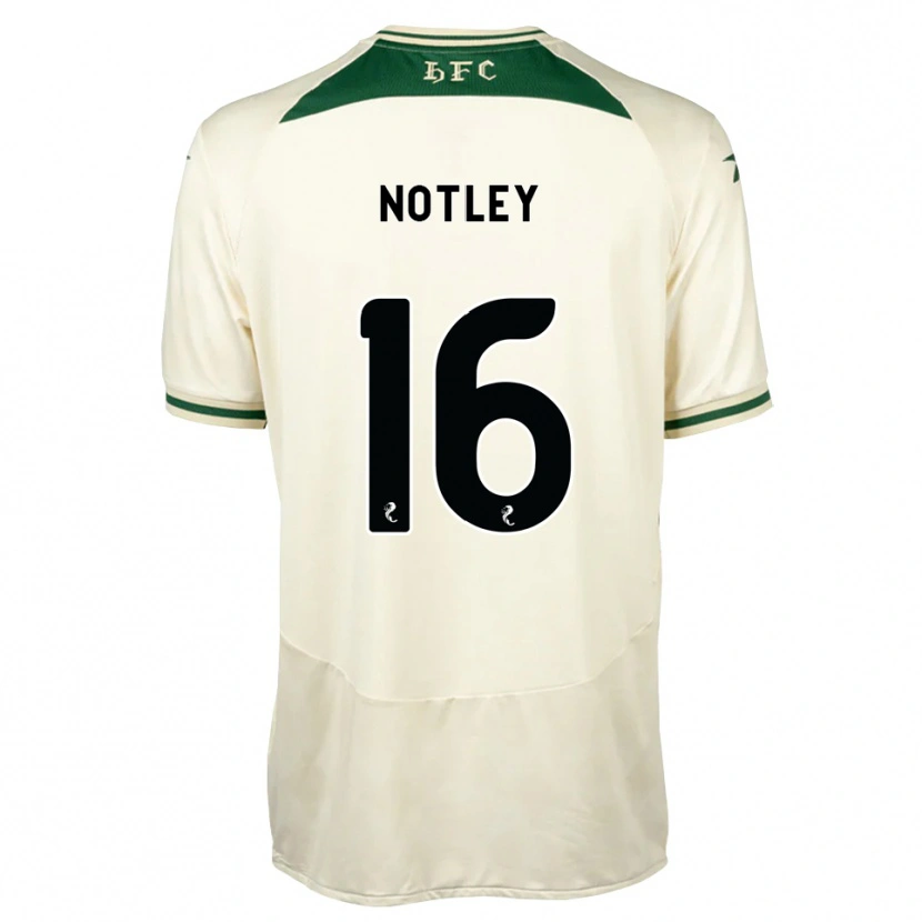 Danxen Hombre Camiseta Ellis Notley #16 Blanco Verde Bosque 2ª Equipación 2026/27 La Camisa