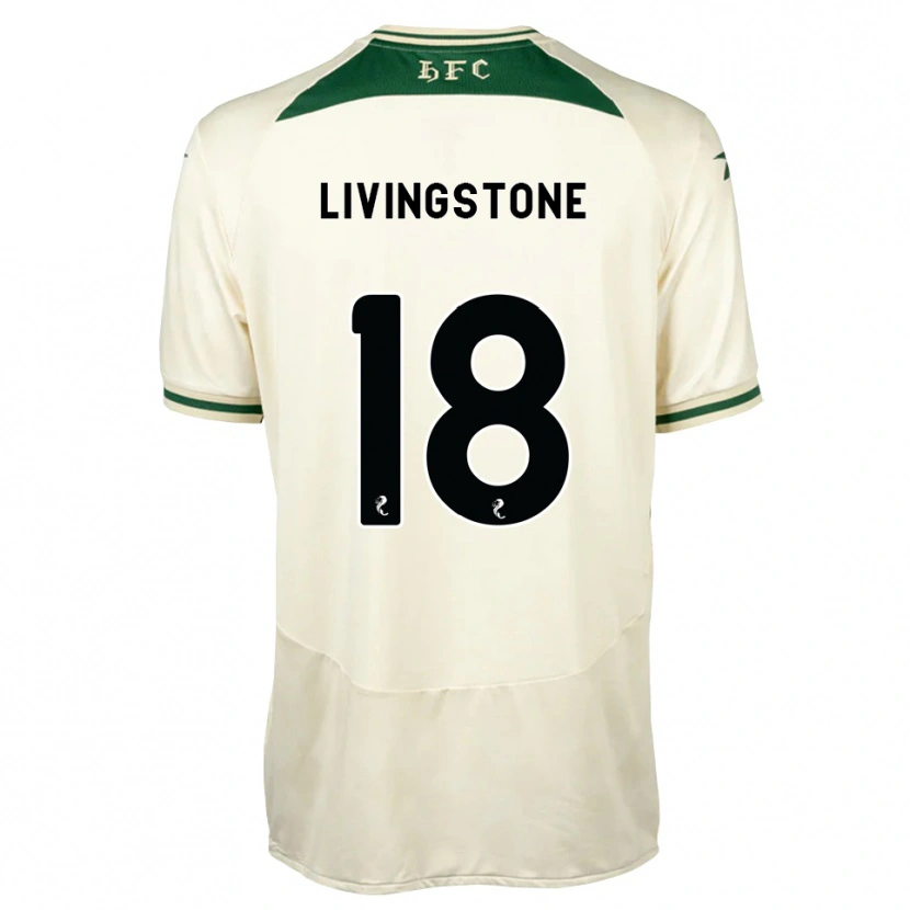 Danxen Hombre Camiseta Rosie Livingstone #18 Blanco Verde Bosque 2ª Equipación 2026/27 La Camisa