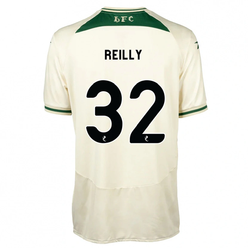 Danxen Hombre Camiseta Kirsten Reilly #32 Blanco Verde Bosque 2ª Equipación 2026/27 La Camisa