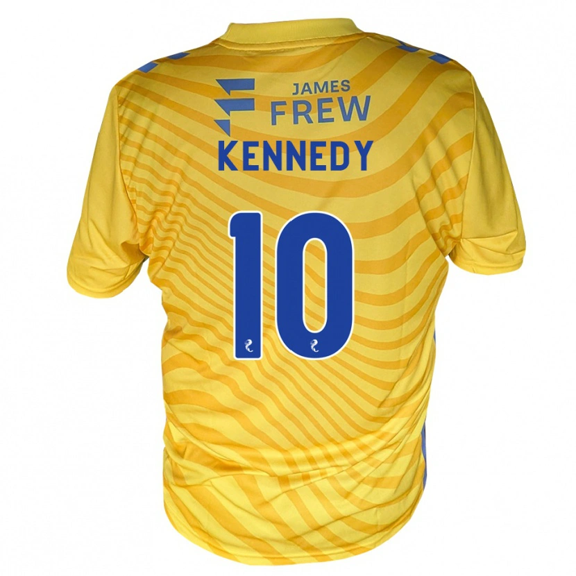 Danxen Hombre Camiseta Matty Kennedy #10 Azul Real Amarillo 2ª Equipación 2026/27 La Camisa