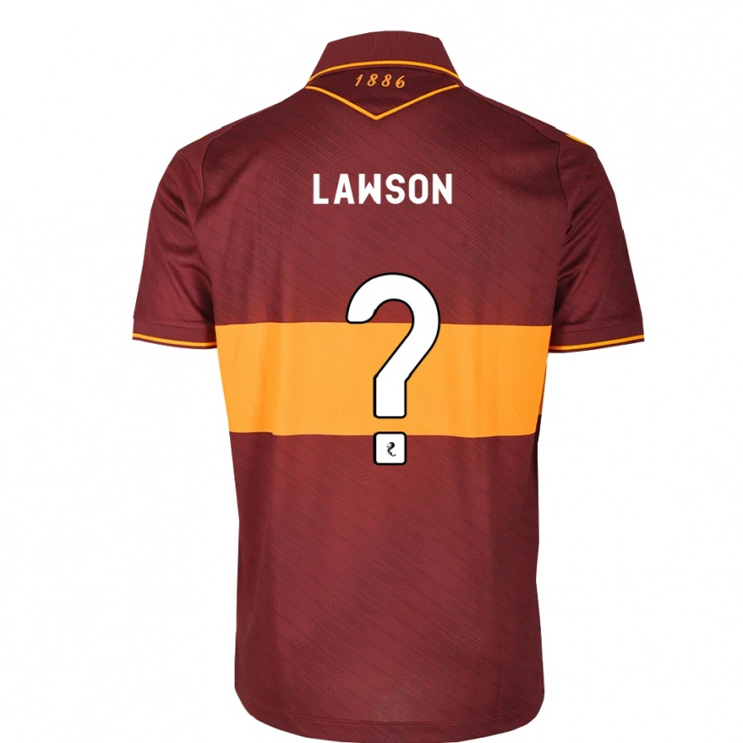 Danxen Hombre Camiseta Nathan Lawson #0 Naranja Granate 2ª Equipación 2026/27 La Camisa