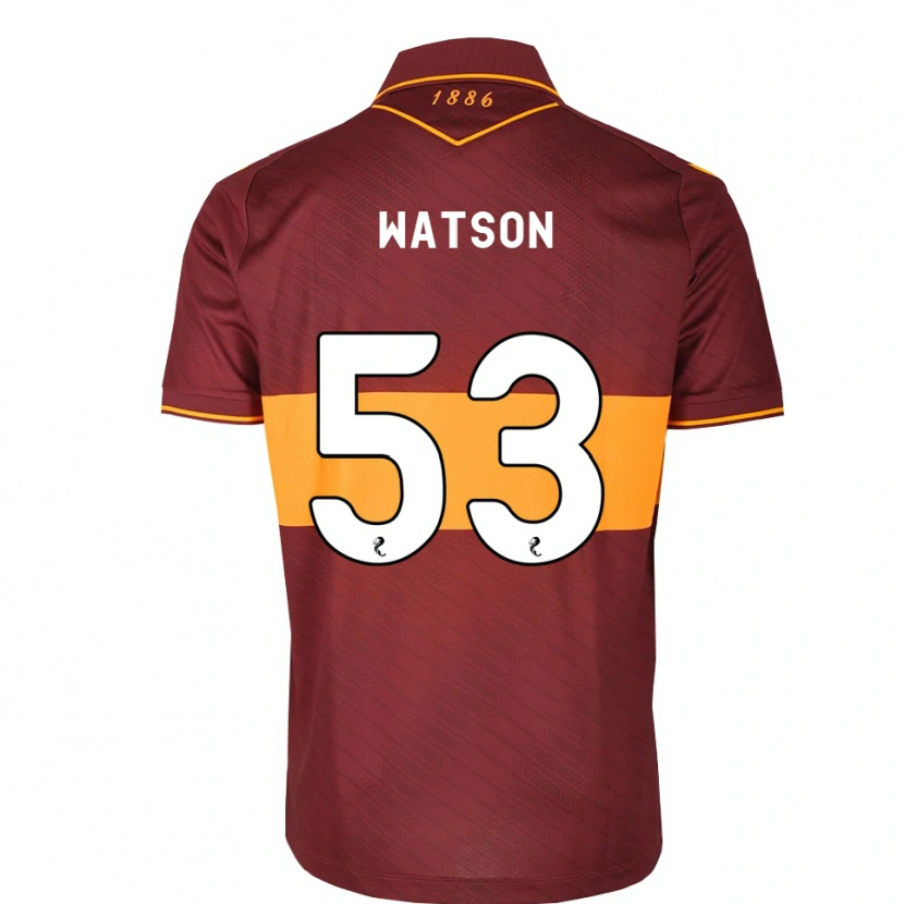 Danxen Hombre Camiseta Blane Watson #53 Naranja Granate 2ª Equipación 2026/27 La Camisa