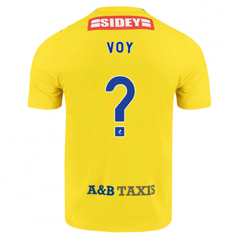 Danxen Hombre Camiseta Cole Voy #0 Amarillo Azul Negro 2ª Equipación 2026/27 La Camisa