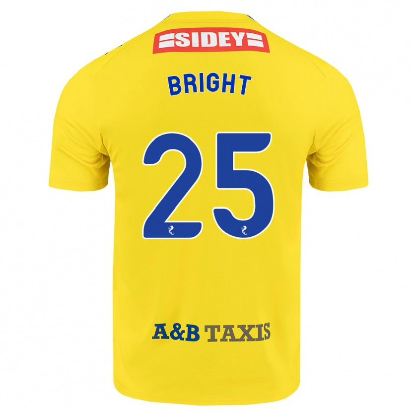 Danxen Hombre Camiseta Scott Bright #25 Amarillo Azul Negro 2ª Equipación 2026/27 La Camisa