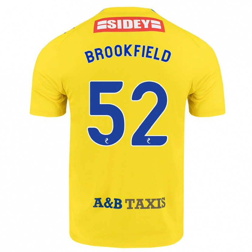 Danxen Hombre Camiseta Arran Brookfield #52 Amarillo Azul Negro 2ª Equipación 2026/27 La Camisa