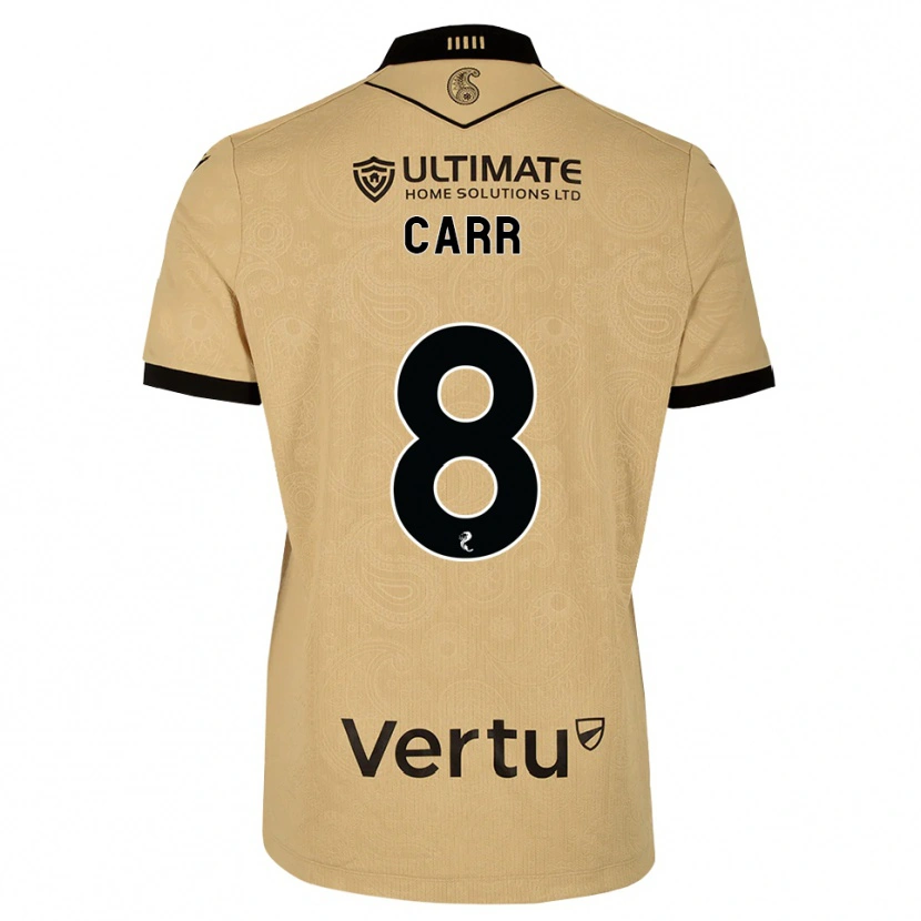Danxen Hombre Camiseta Ryan Carr #8 Madera De Burlón Negro 2ª Equipación 2026/27 La Camisa