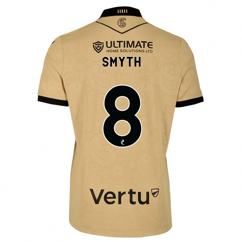 Danxen Hombre Camiseta Oisin Smyth #8 Madera De Burlón Negro 2ª Equipación 2026/27 La Camisa