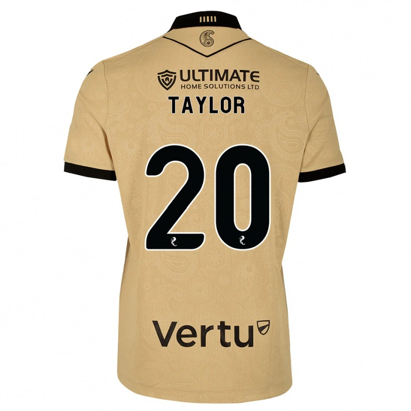 Danxen Hombre Camiseta Fraser Taylor #20 Madera De Burlón Negro 2ª Equipación 2026/27 La Camisa