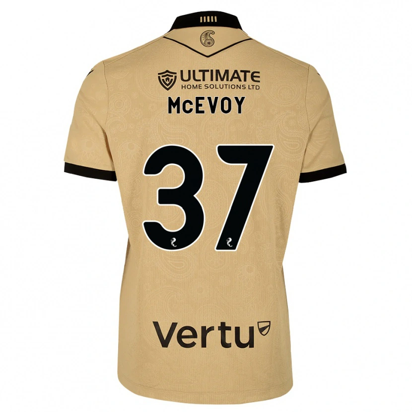 Danxen Hombre Camiseta Carrick Mcevoy #37 Madera De Burlón Negro 2ª Equipación 2026/27 La Camisa