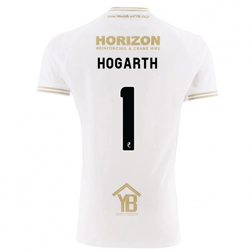 Danxen Hombre Camiseta Nicky Hogarth #1 Trigo Blanco 2ª Equipación 2026/27 La Camisa