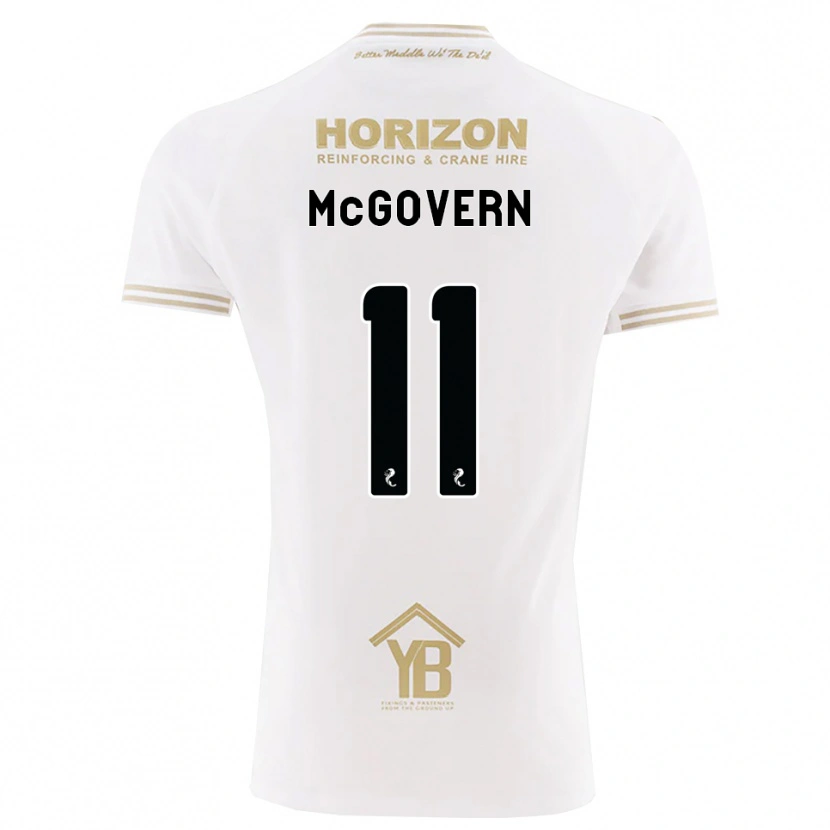 Danxen Hombre Camiseta Paul Mcgovern #11 Trigo Blanco 2ª Equipación 2026/27 La Camisa