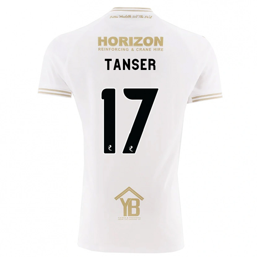 Danxen Hombre Camiseta Scott Tanser #17 Trigo Blanco 2ª Equipación 2026/27 La Camisa