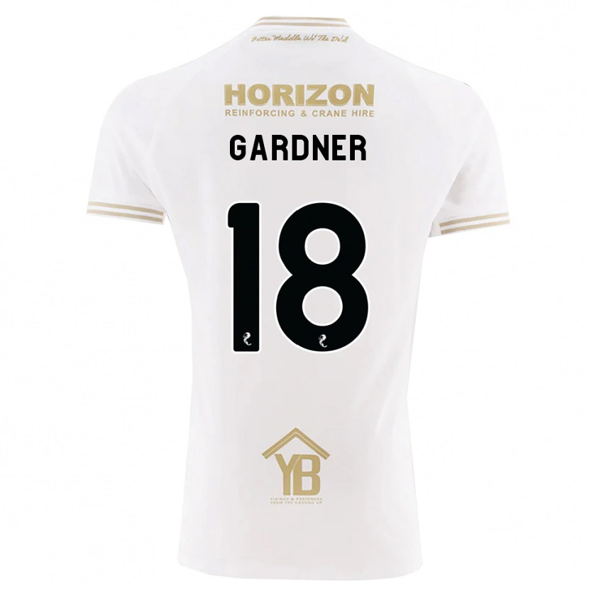 Danxen Hombre Camiseta Joe Gardner #18 Trigo Blanco 2ª Equipación 2026/27 La Camisa