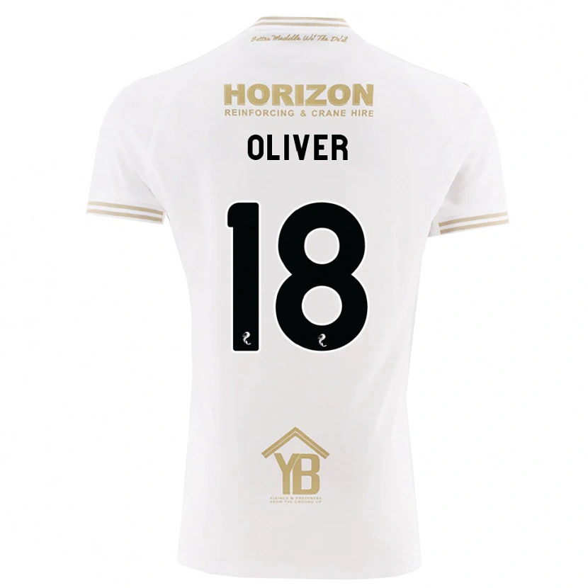 Danxen Hombre Camiseta Gary Oliver #18 Trigo Blanco 2ª Equipación 2026/27 La Camisa