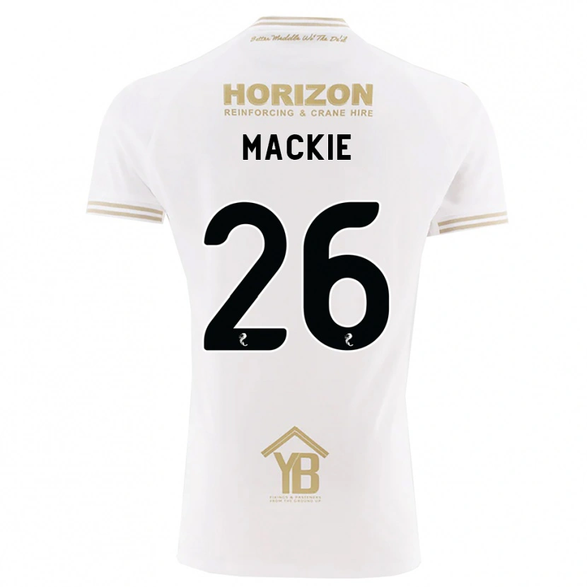 Danxen Hombre Camiseta Sean Mackie #26 Trigo Blanco 2ª Equipación 2026/27 La Camisa