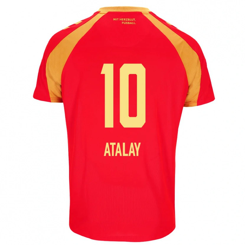 Danxen Hombre Camiseta Ibrahim Atalay #10 Rojo Naranja Negro 2ª Equipación 2026/27 La Camisa