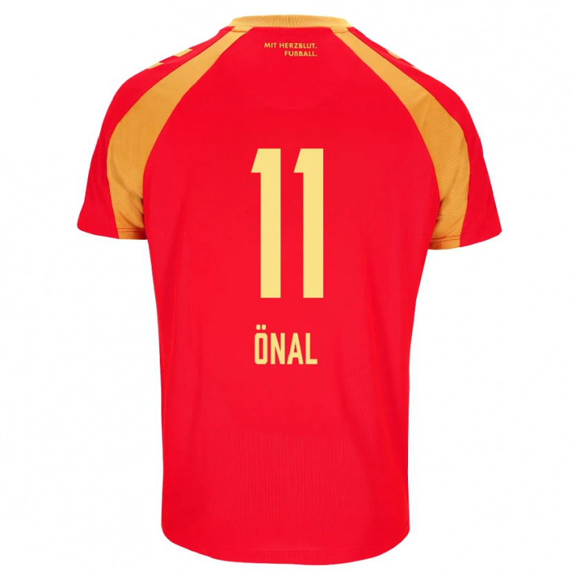 Danxen Hombre Camiseta Umut Önal #11 Rojo Naranja Negro 2ª Equipación 2026/27 La Camisa