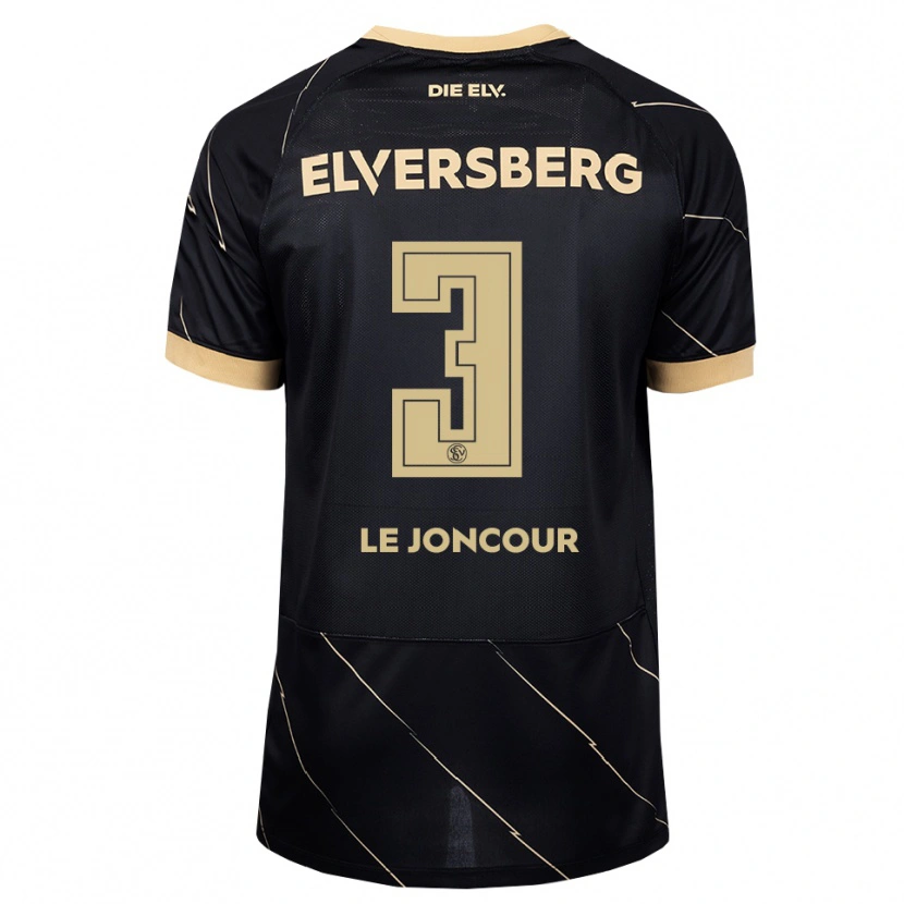 Danxen Hombre Camiseta Florian Le Joncour #3 Negro Marrón 2ª Equipación 2026/27 La Camisa
