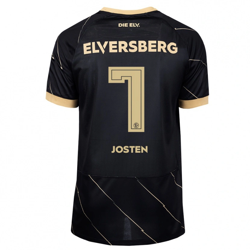 Danxen Hombre Camiseta Lena Josten #7 Negro Marrón 2ª Equipación 2026/27 La Camisa