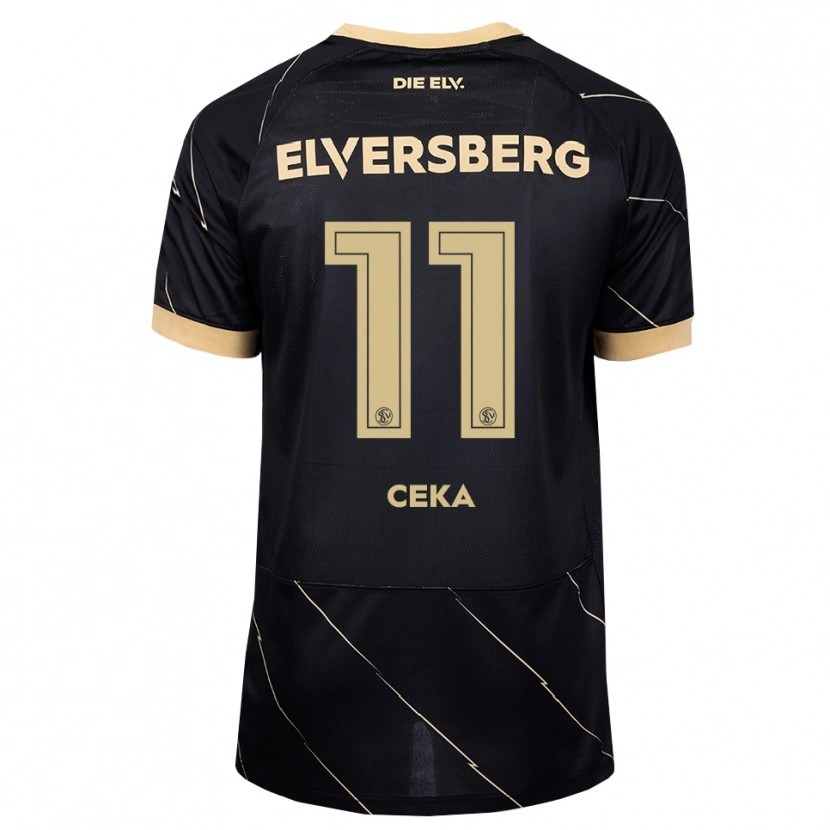 Danxen Hombre Camiseta Jason Ceka #11 Negro Marrón 2ª Equipación 2026/27 La Camisa