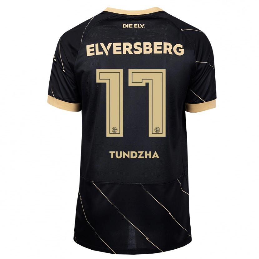 Danxen Hombre Camiseta Berke Tundzha #17 Negro Marrón 2ª Equipación 2026/27 La Camisa