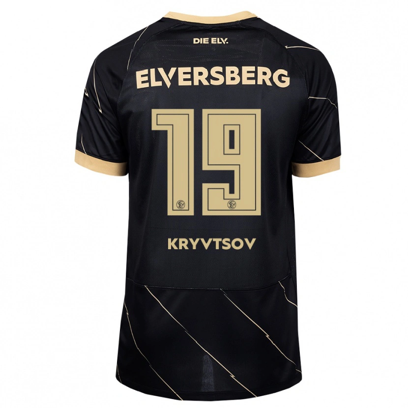 Danxen Hombre Camiseta Nikita Kryvtsov #19 Negro Marrón 2ª Equipación 2026/27 La Camisa