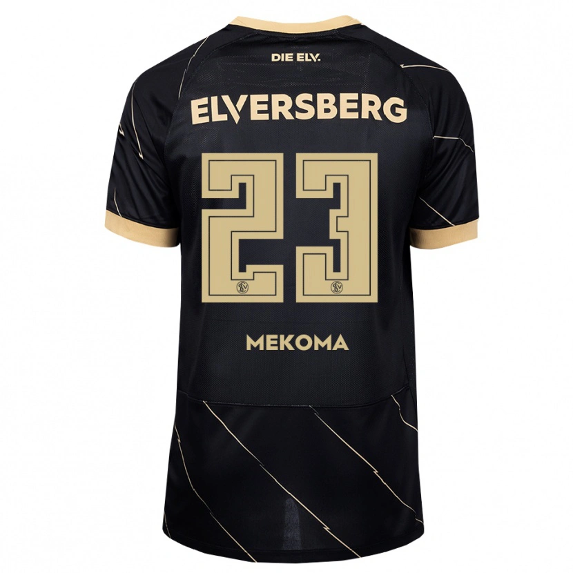Danxen Hombre Camiseta Jamal Mekoma #23 Negro Marrón 2ª Equipación 2026/27 La Camisa