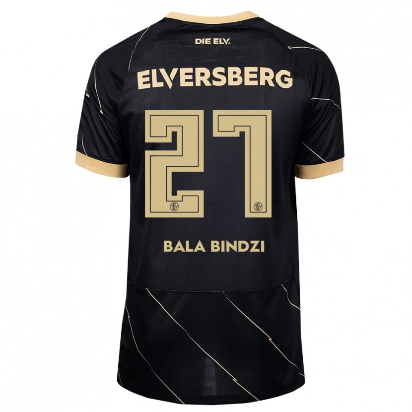 Danxen Hombre Camiseta Corneille Bala Bindzi #27 Negro Marrón 2ª Equipación 2026/27 La Camisa