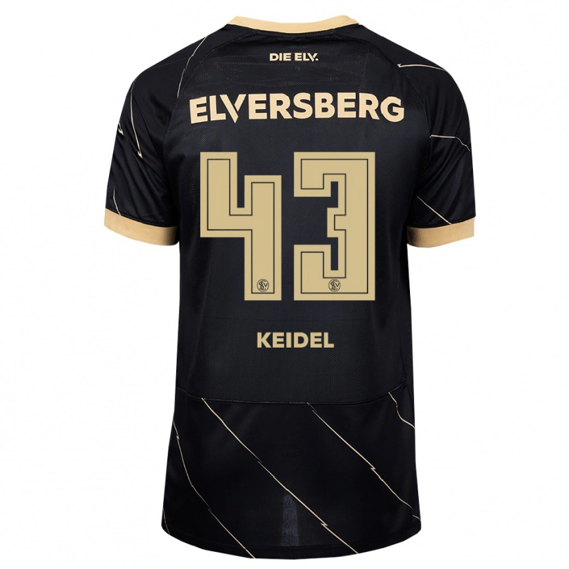 Danxen Hombre Camiseta Felix Keidel #43 Negro Marrón 2ª Equipación 2026/27 La Camisa